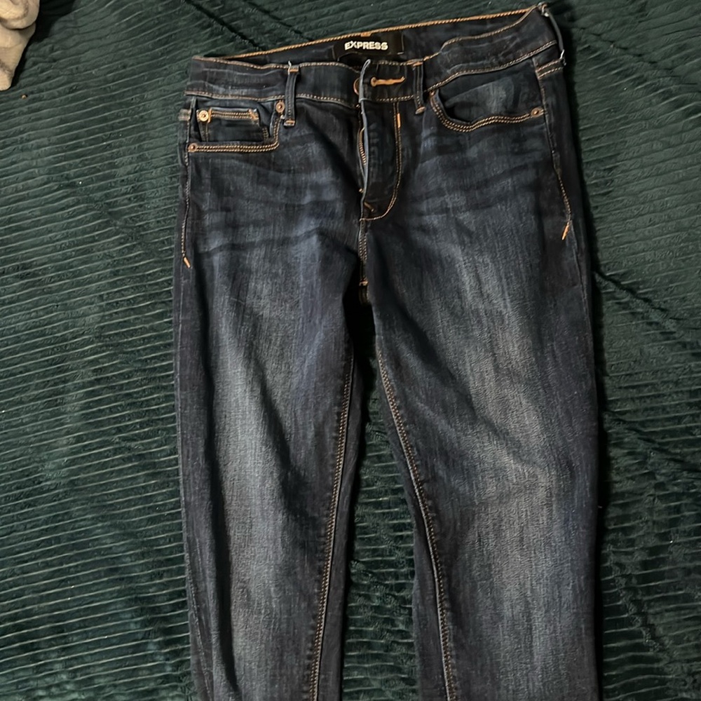 Express mid rise jeans
